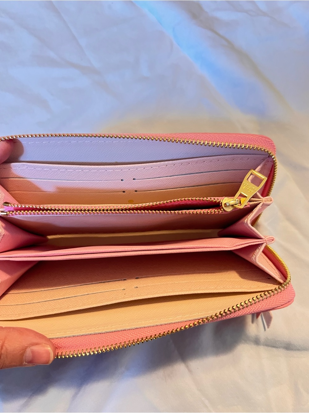 Fashion Wallet in a lovely pink - large-  see details